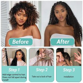 MOTFIN three bundles per pack design for faster braid creation
