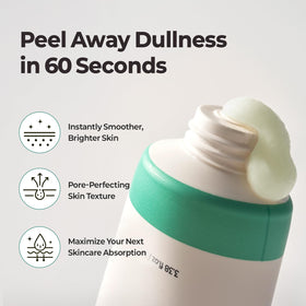 MOTHER MADE LHA application on face suggests even, refreshed skin.