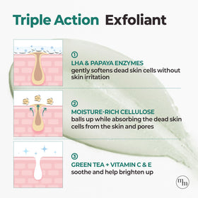 MOTHER MADE LHA hydration motif highlights skin-softening potential.