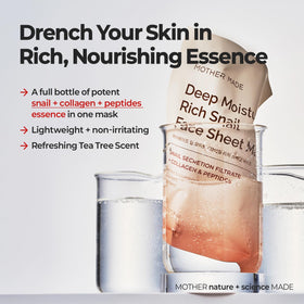Mother Made niacinamide 2 percent and vitamin E in sheet mask