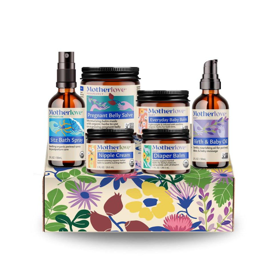 Motherlove Bump to Baby Box cover image, ideal gift for expecting moms seeking holistic support.