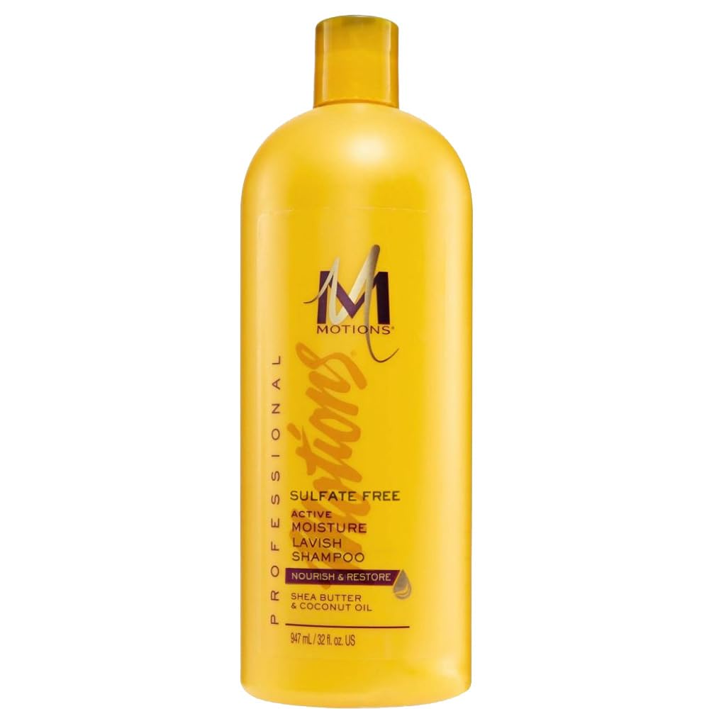 Motions Active Moisture Lavish Shampoo bottle front ready for daily hydration