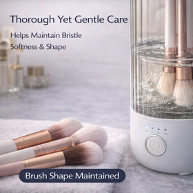 Mottinhill makeup brush cleaner USB rechargeable battery for cordless use