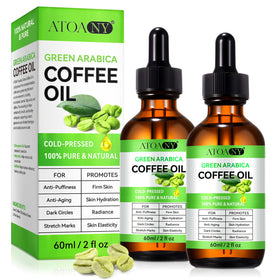 Moulis Coffee Essential Oil bottle with pure cold-pressed oil for skin and hair nourishment