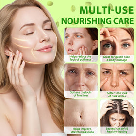 Moulis coffee oil on the face demonstrating gentle hydration for radiant skin