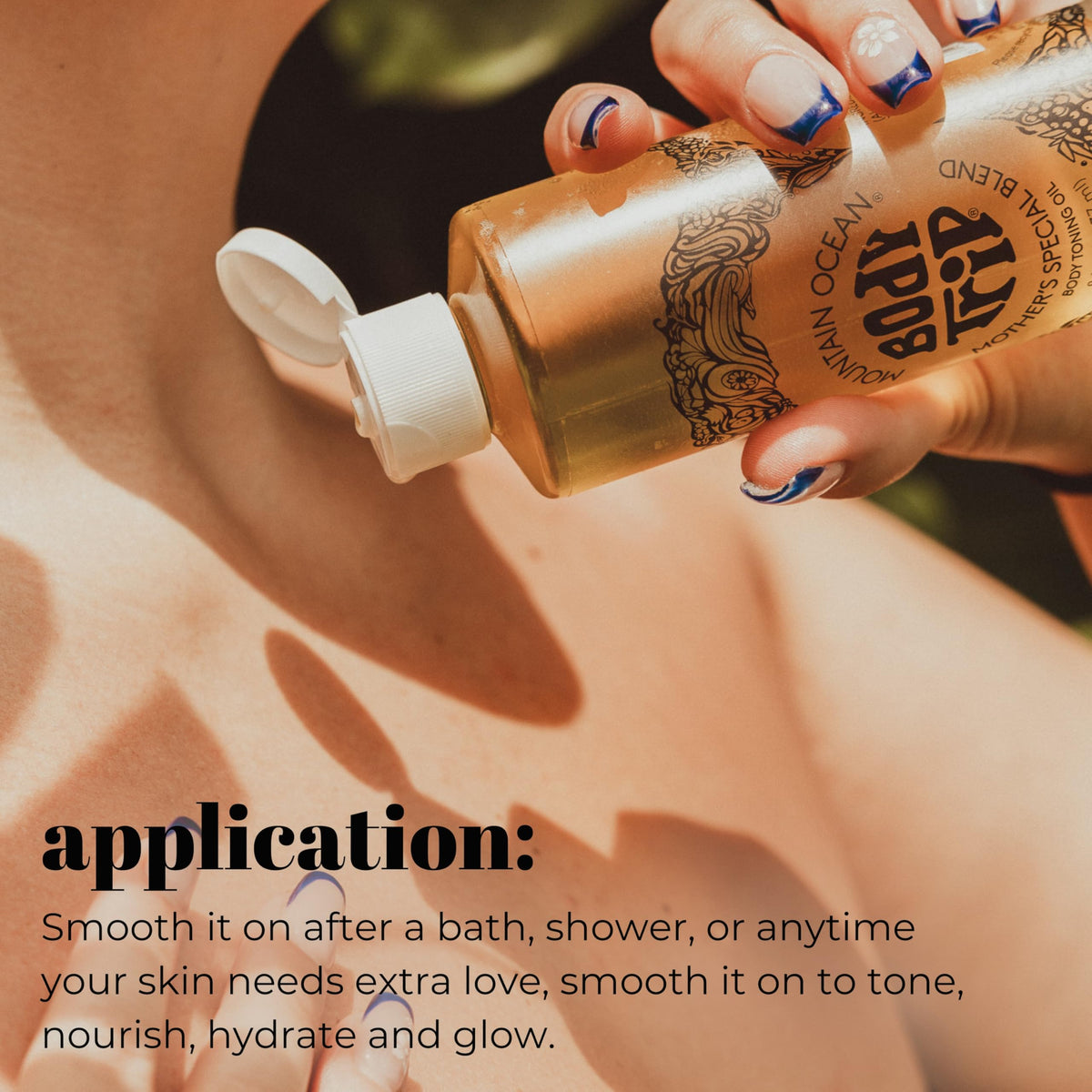 Mountain Ocean Cocoa butter texture indicates soft, protective skin barrier