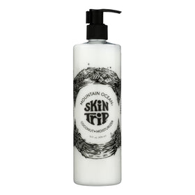 Mountain Ocean Skin Trip Coconut Body Lotion pump bottle for fast hydration
