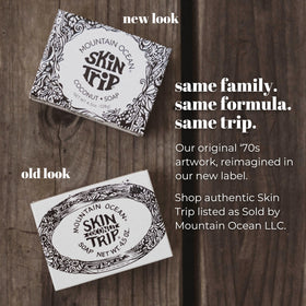 Creamy lather from Mountain Ocean Skin Trip Coconut Soap showcases moisture focus.