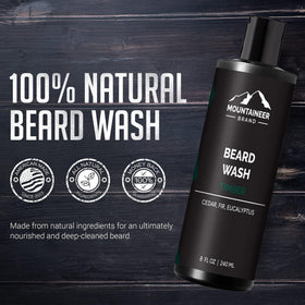Rich lather close-up illustrating cleansing and detangling action for beard and skin.