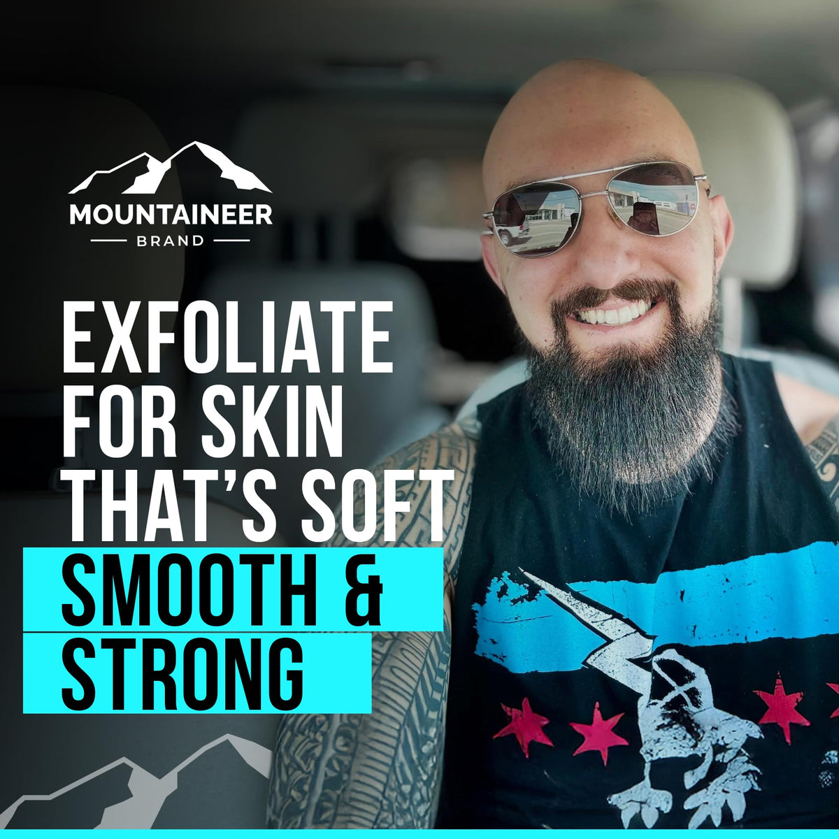 Mountaineer Brand plant-based olive oil and tea tree oil ingredients support nourished skin
