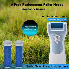 MOVELOVE blue extra coarse roller refills for Scholl Express Pedi durable replacement