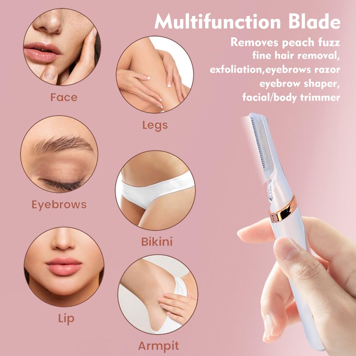 MOVELOVE cleaning brush included for easy blade maintenance.