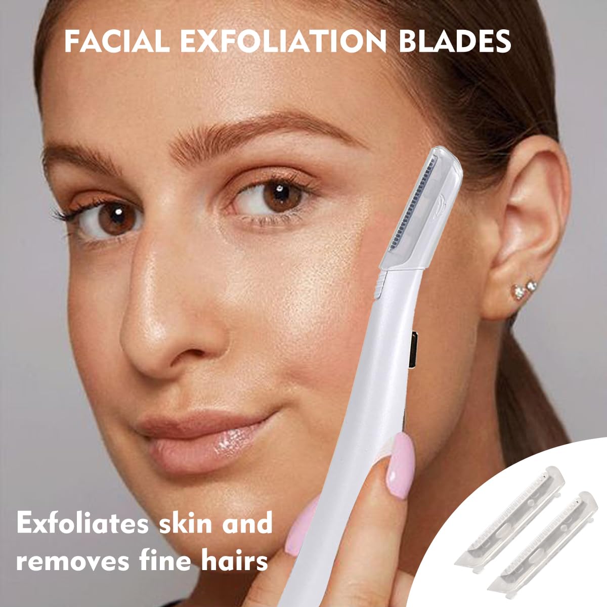 MOVELOVE Dermaplane Glo blades compatibility for brightening at home