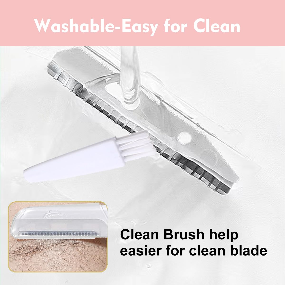 MOVELOVE eyebrow grooming with these blades for clean, precise shaping.