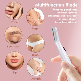 MOVELOVE non-vibrating Flawless heads ensuring precise exfoliation