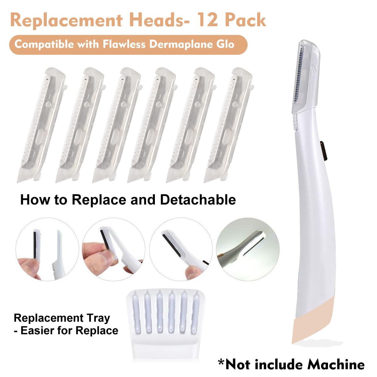 MOVELOVE replacement tray shown for easy blade storage and replacement