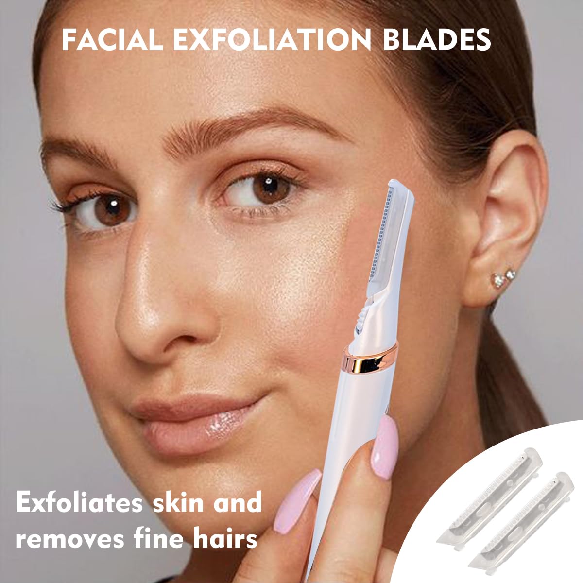 MOVELOVE safety micro-guards protect skin during dermaplane use.