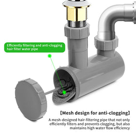 MoyRetty ideal for professional salons with 1-1/2 inch pipes