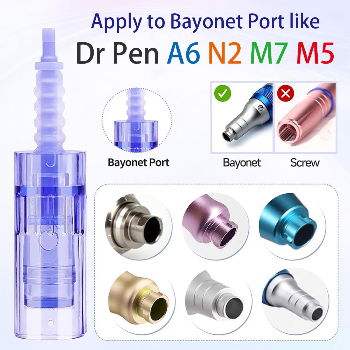 MPK 0.29 mm needle length for gentle at-home microneedling sessions.