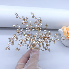 Mpoikba elegant hair accessory for brides across styles