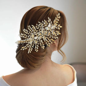 Mpoikba soft metal branch headpiece fits across varied hairstyles