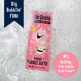 Mr. Bubble paraben-free formula marketed as gentle on skin