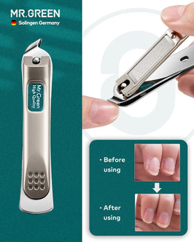 MR.GREEN tweezers for accurate grooming and details.