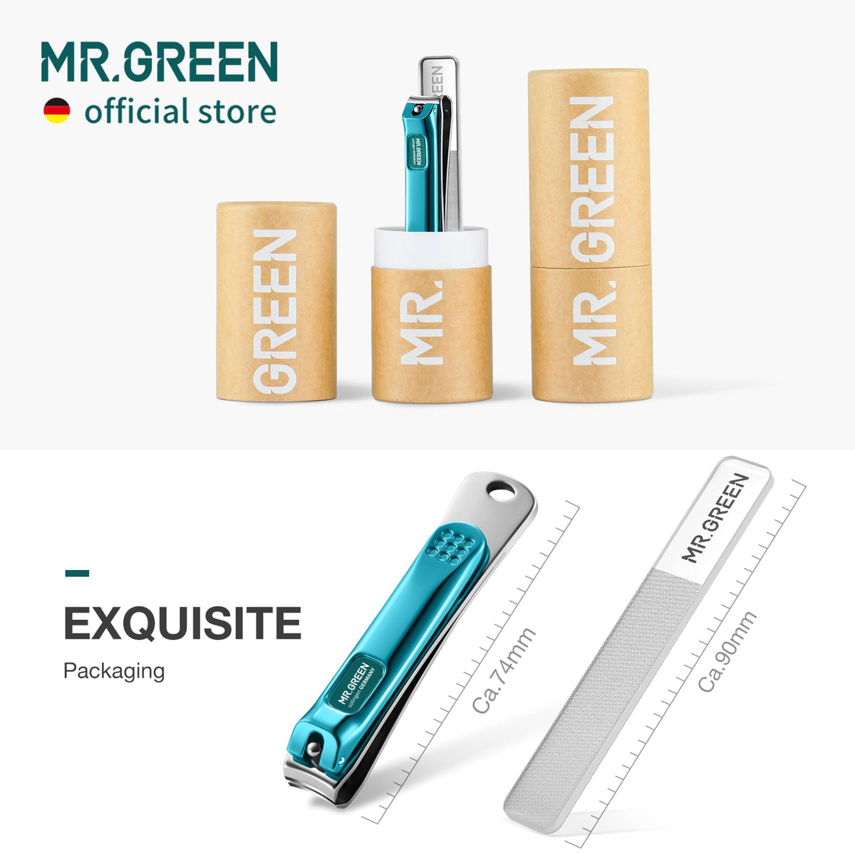 MR.GREEN ergonomic tail base for better grip and control