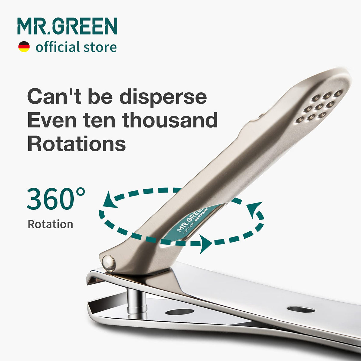 MR.GREEN ergonomic tail-base provides comfortable control during use.