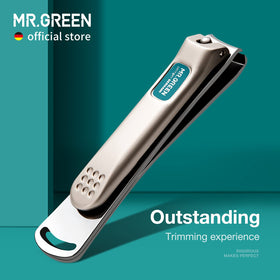 MR.GREEN fingernail cutter nippers handling thick nails smoothly