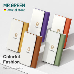 MR.GREEN leather case with colorful tools for durable nail care