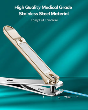 MR.GREEN glass nail file close-up highlighting durable filing surface