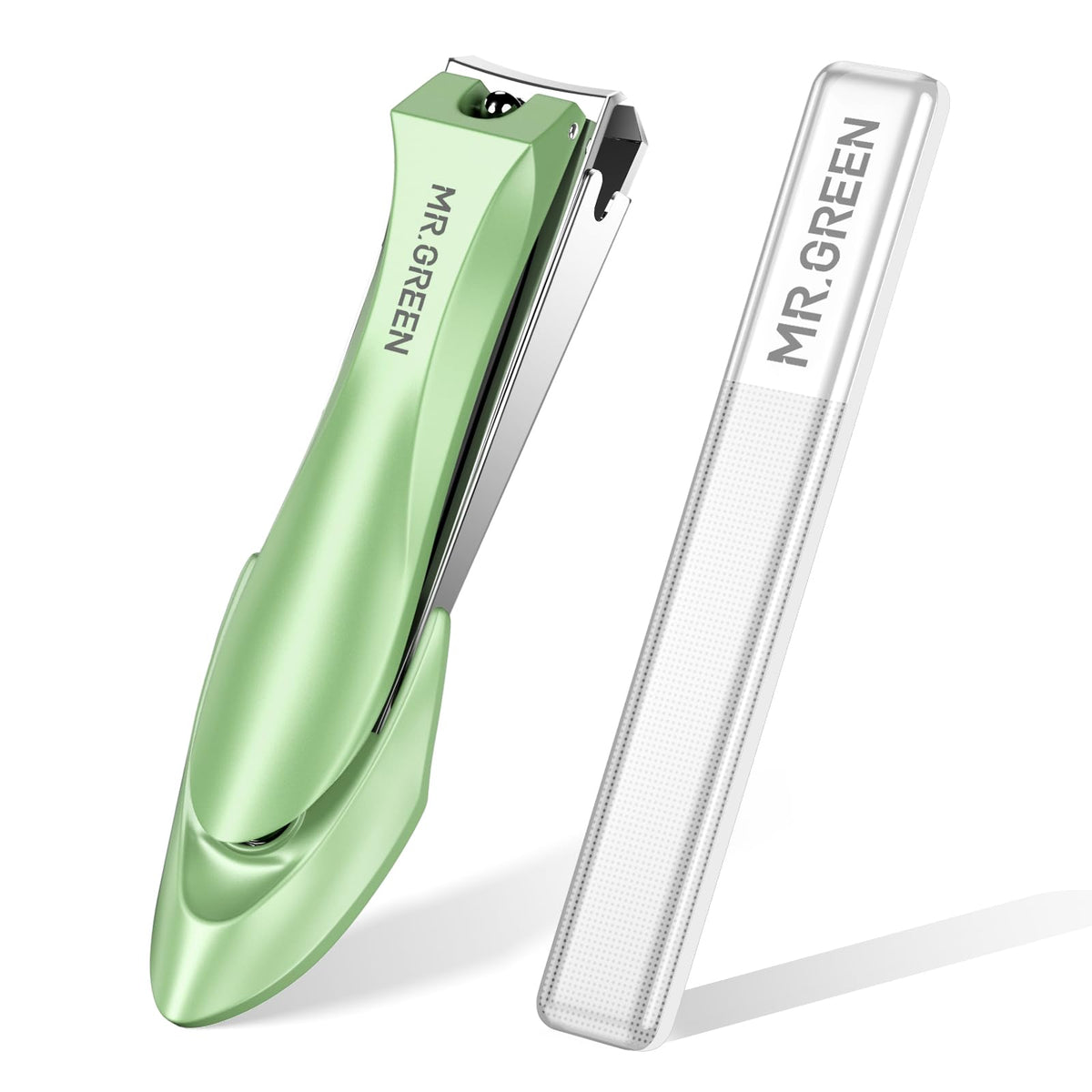 MR.GREEN nail clippers anti splash design keeps surfaces clean during trimming