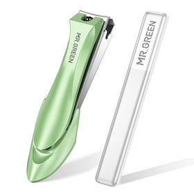 MR.GREEN nail clippers anti splash design keeps surfaces clean during trimming