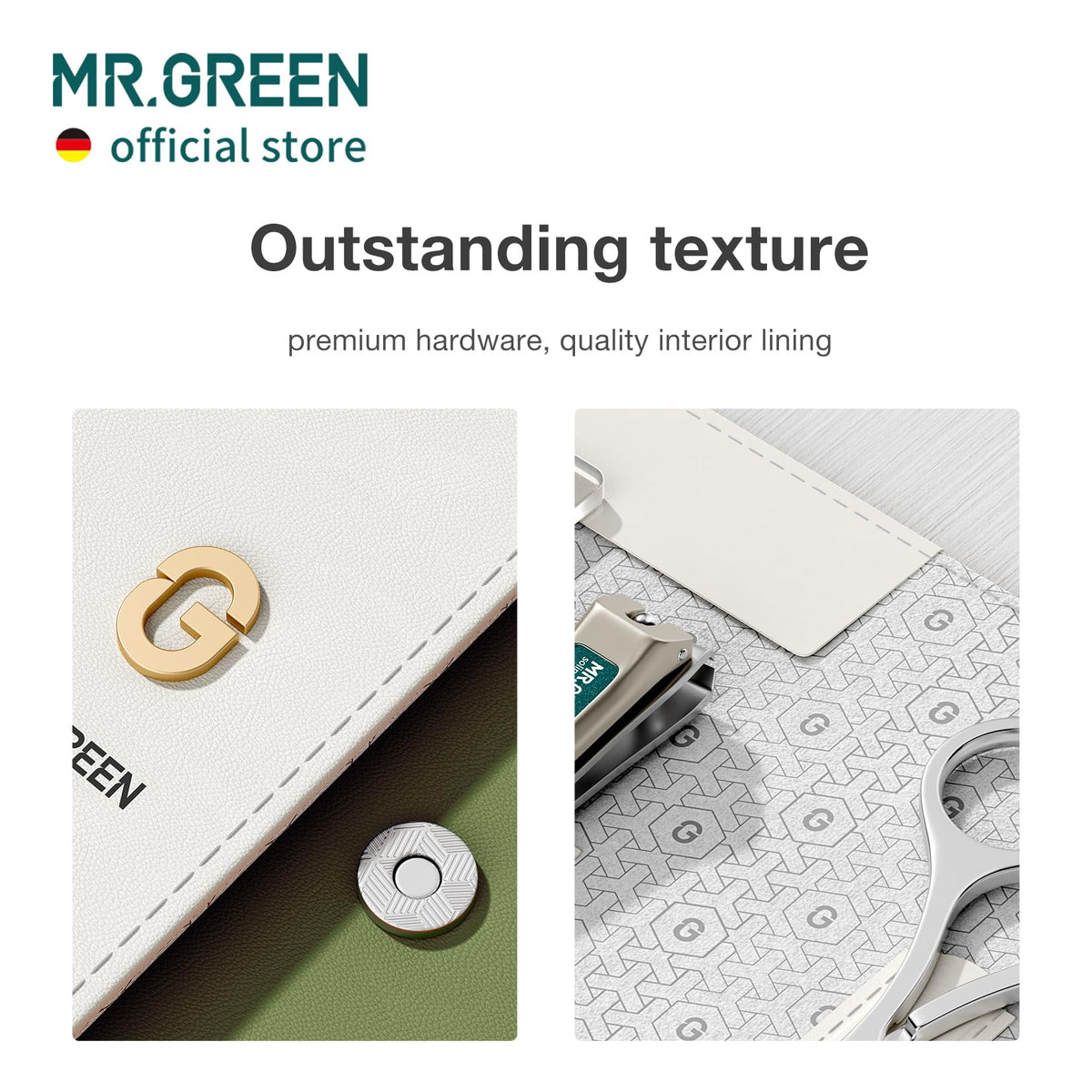 MR.GREEN nail clippers for clean cuts and long-lasting sharpness