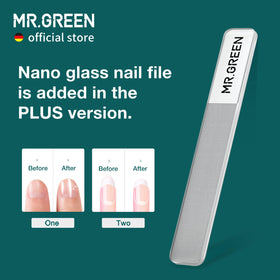 MR.GREEN nail file included for smoothing edges after clipping