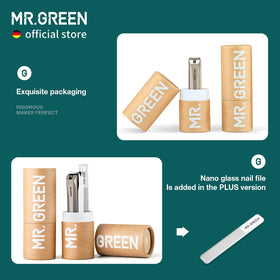 MR.GREEN Nano Glass File Bottom adds convenient finishing touches