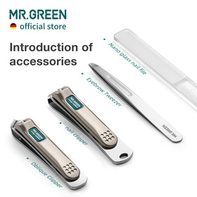 MR.GREEN Nano glass nail files provide smooth finishing in orange