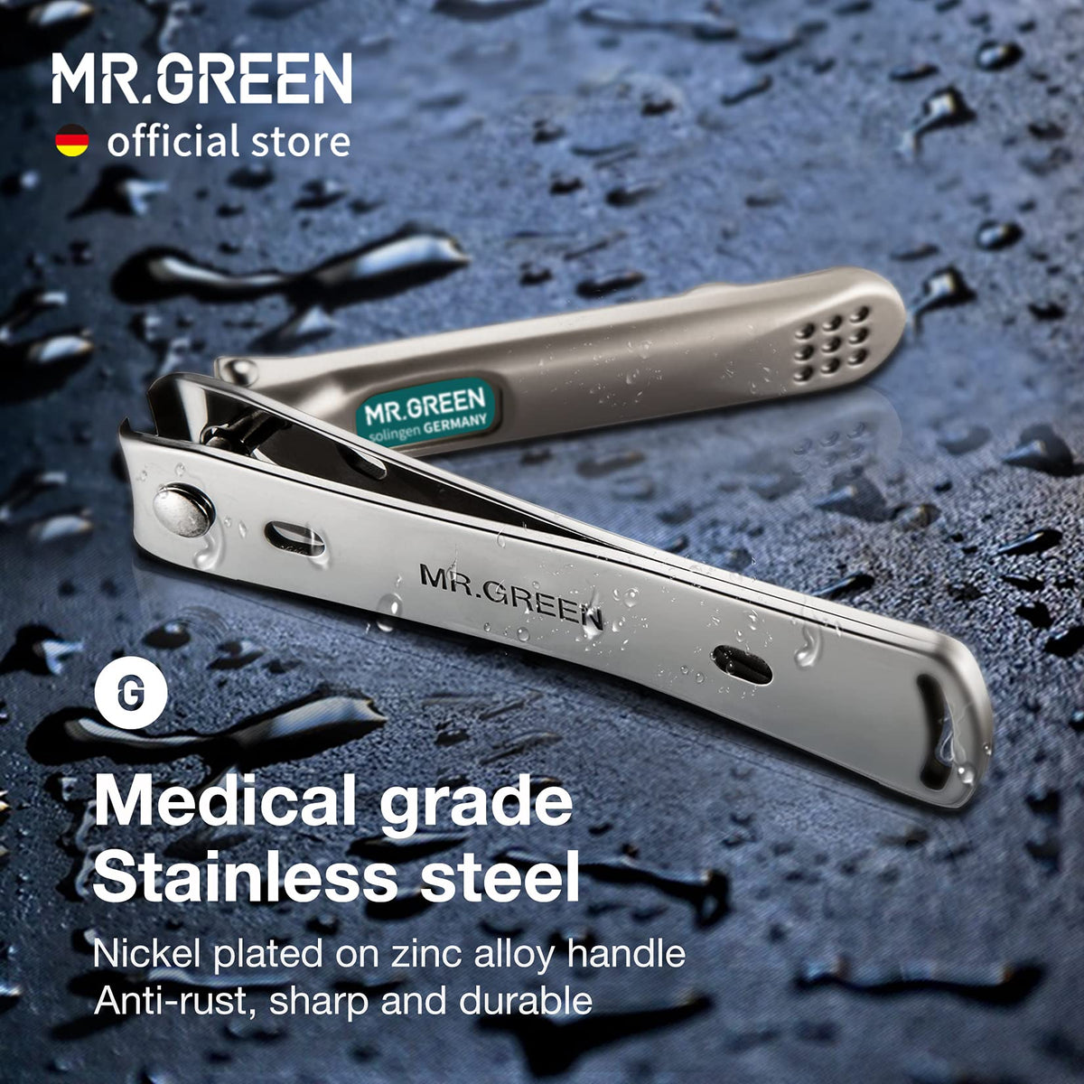 MR.GREEN pedicure tools with nail files for home use