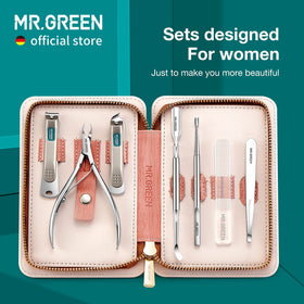MR.GREEN stainless steel nail clipper with durable rust resistant blades