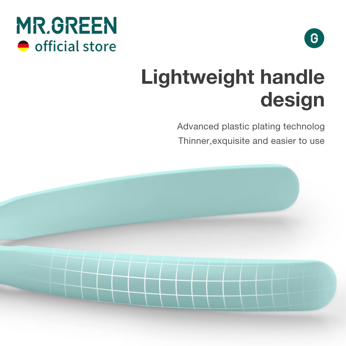 MR.GREEN built-in spring ensures steady, comfortable clipping action.