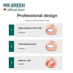 MR.GREEN ergonomic handle clipper combines lightweight design and anti-slip grip.