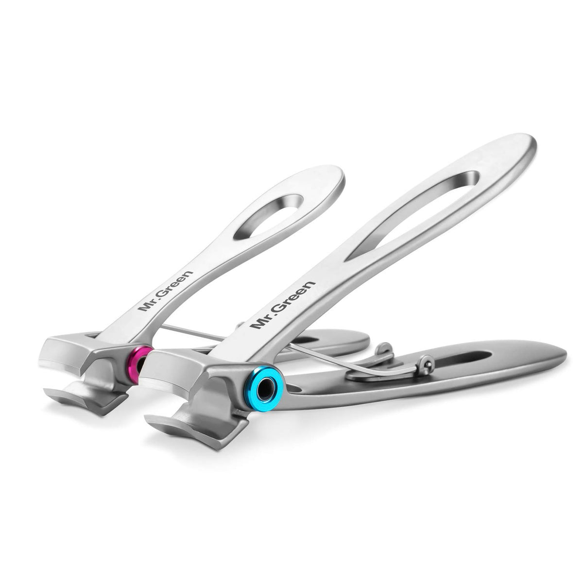 MR.GREEN ultra-wide jaw nail clippers for thick nails with easy cutting.