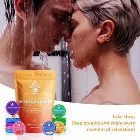 MR MIRYE peony & pear steamers deliver floral sweetness and mood lifting in the shower.