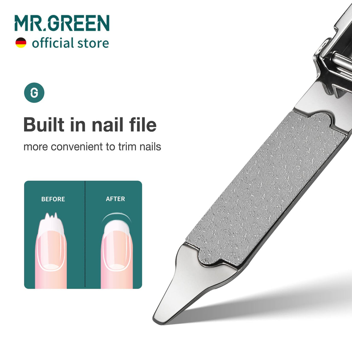 MR.GREEN ultra-thin foldable design fits pockets or purses