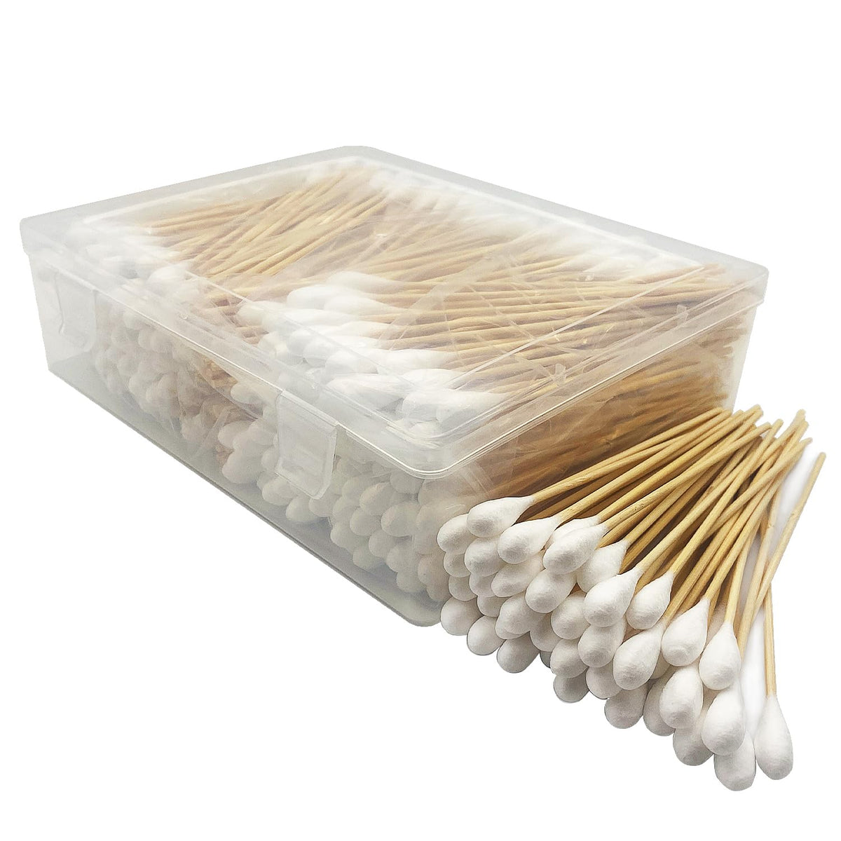 MRCMUCEZ 6-inch swabs in a storage box for easy access