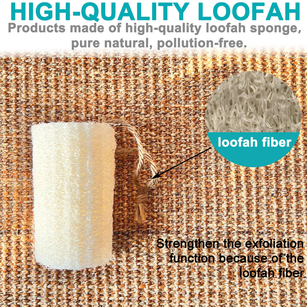 Mr.Cui'shop natural loofah supports eco-friendly bath routines.