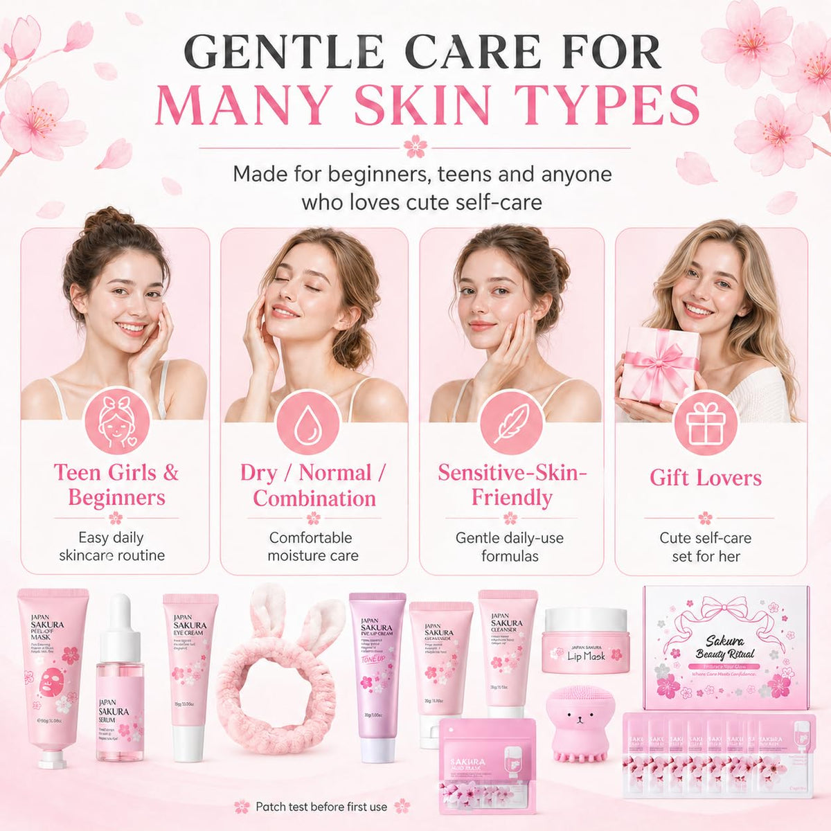 MrCuvaryas Japan Sakura cleanser purifies skin while maintaining moisture.