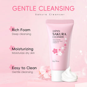 MrCuvaryas Sakura cream jar conveys rich moisture for growing skin.