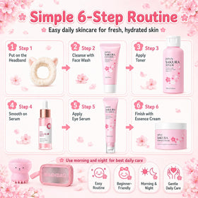 MrCuvaryas Japan Sakura Gift Set packaging makes gifting easy and attractive.